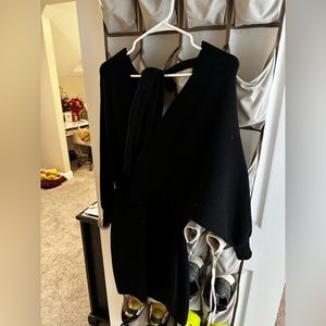 Black sweater dress